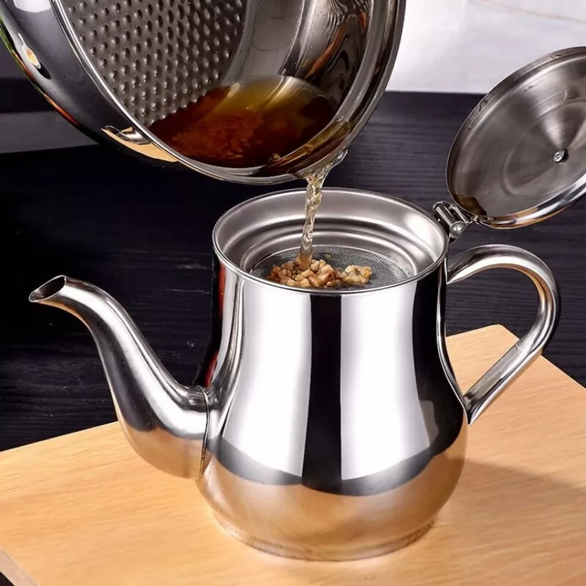 Oil Strainer Pot Size-24