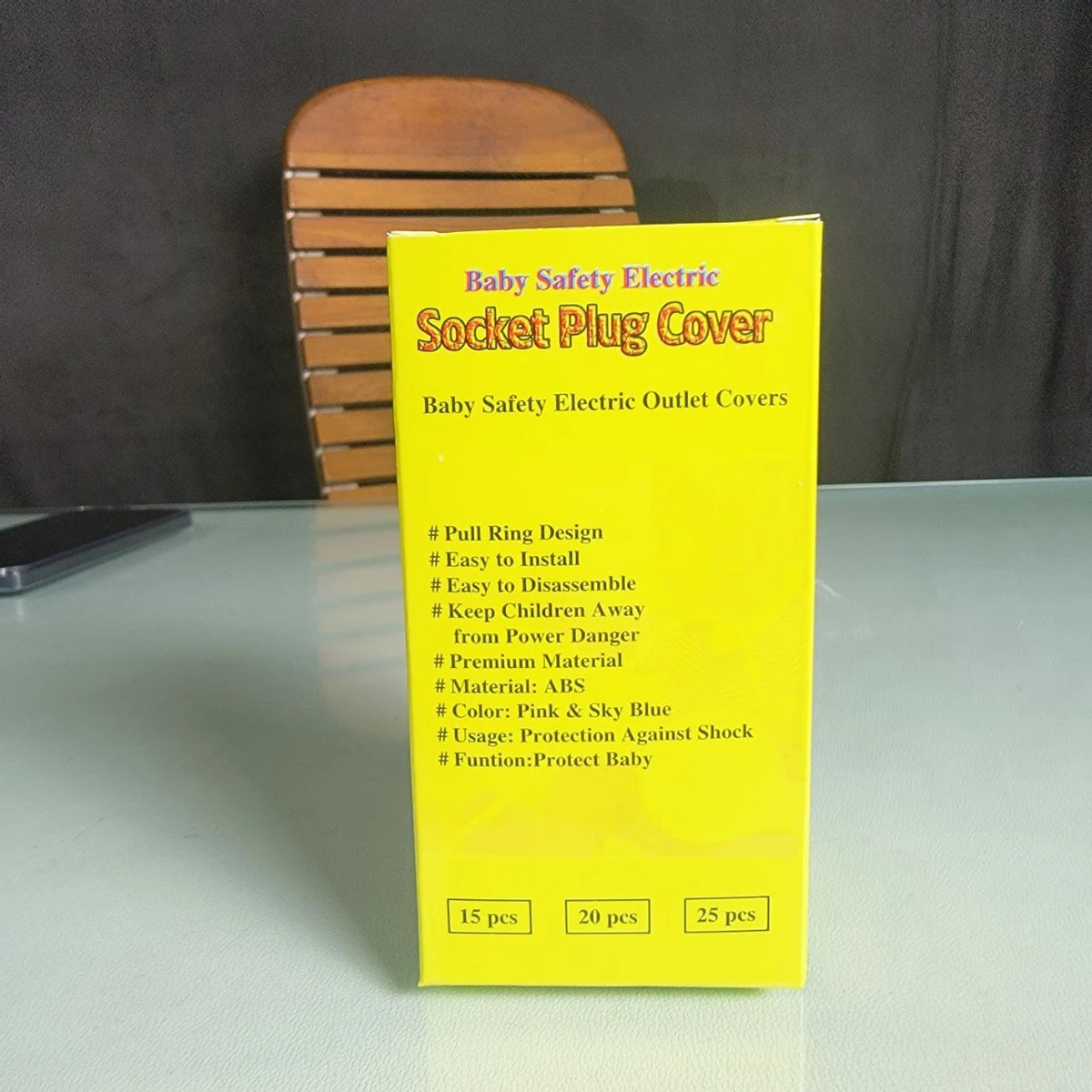 Safety Protection Socket Plug 15 Pcs
