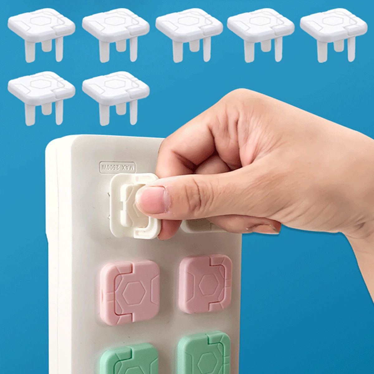 Safety Protection Socket Plug 15 Pcs