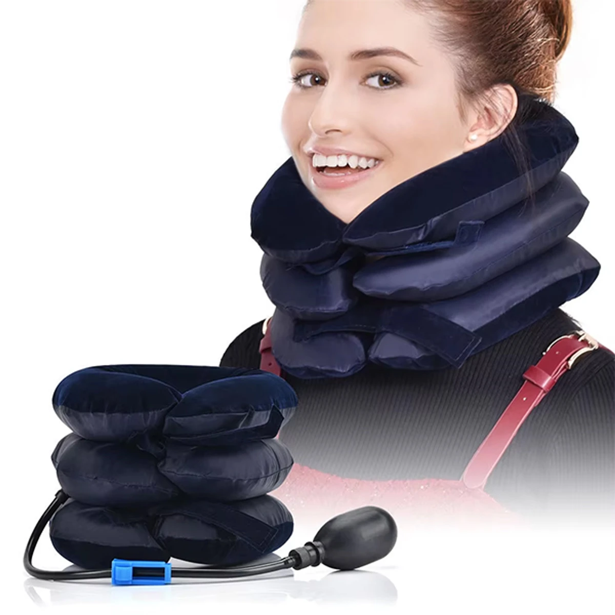 3 Layer Adjustable Neck Pillow For Back Pain Relief