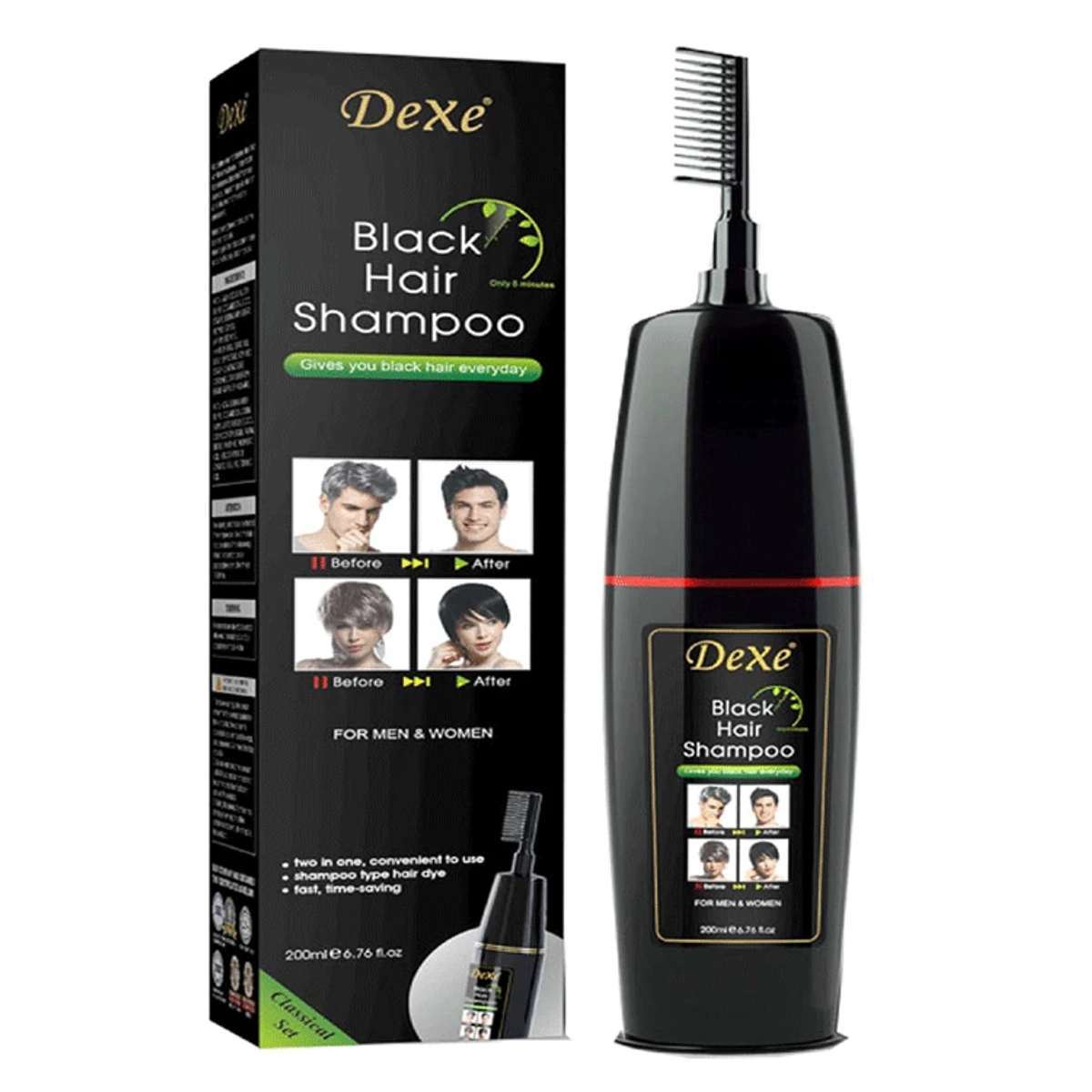 Original Dexe Black Hair Shampoo ( 400 ml)