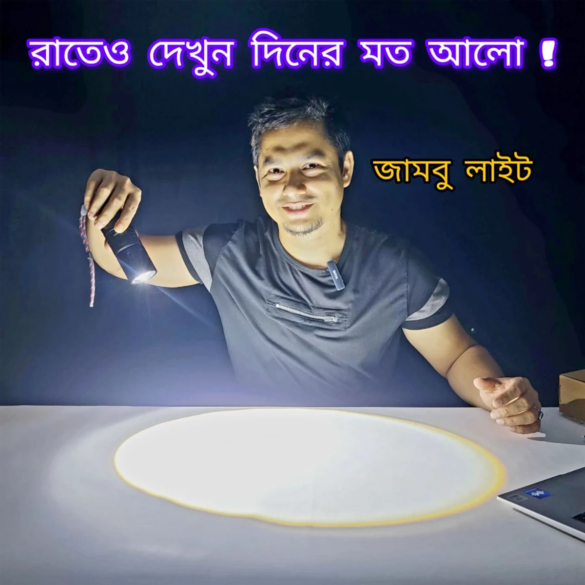 High Power Torch Light with 20000Mah Power Bank