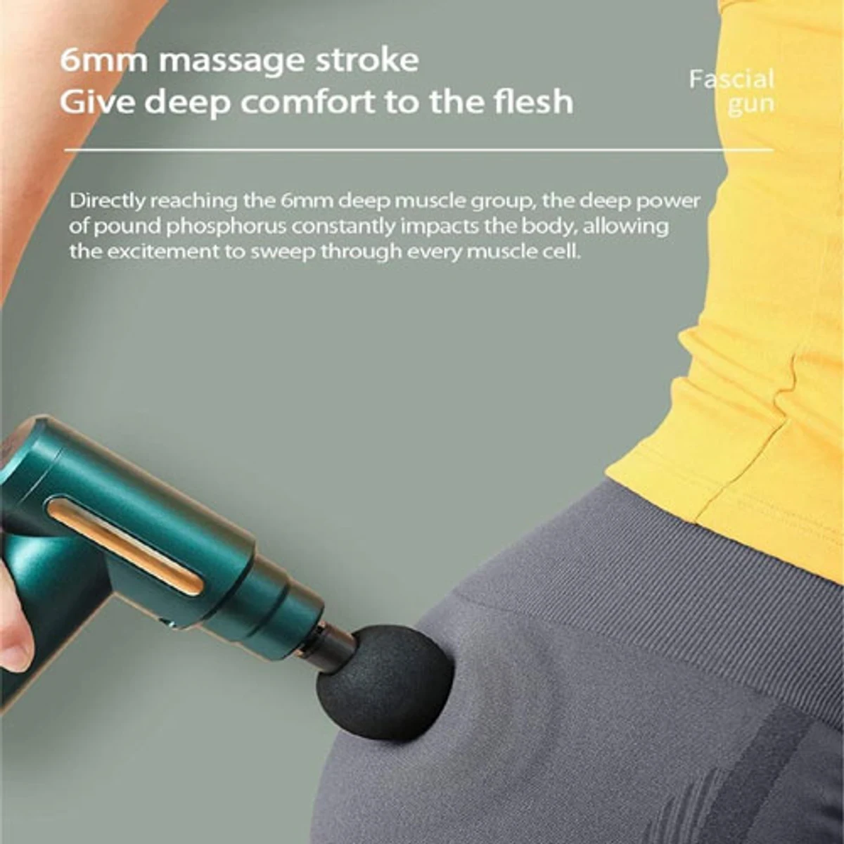 Full Body Gun Massager Rechargeable  (1 year warranty )