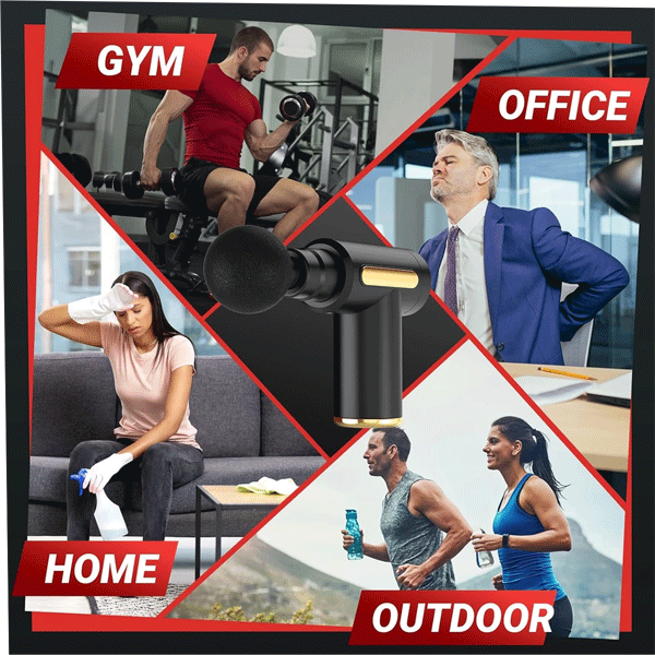 5 in 1 Gun Massanger Rechargeable