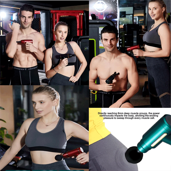 5 in 1 Gun Massanger Rechargeable